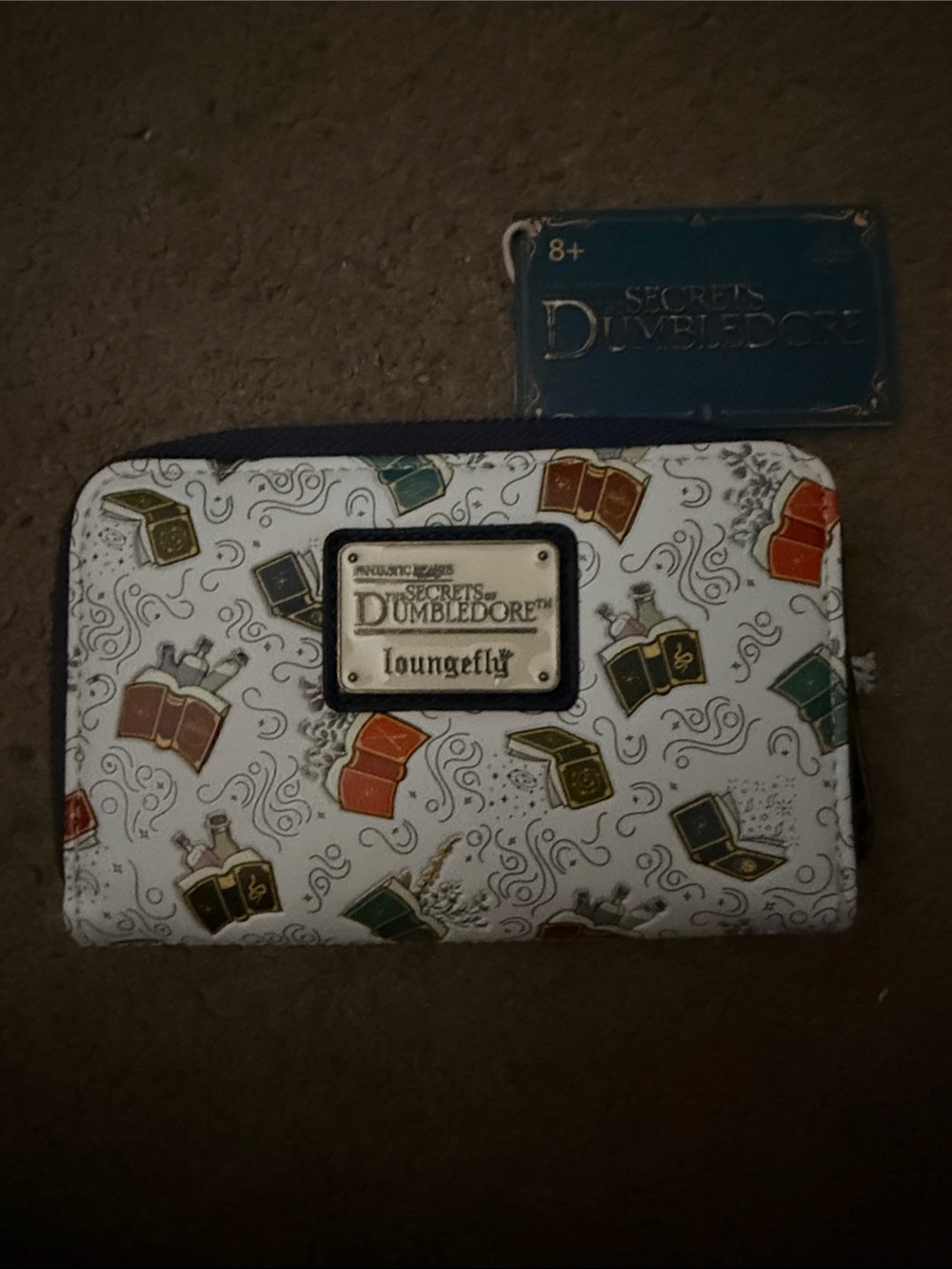 Loungefly Secrets of Dumbledore White Multi-Color Tablet Sleeve